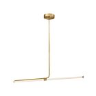 Dainolite CVT-4824LEDHP-AGB Corvette 24W Aged Brass LED Pendant