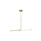 Dainolite CVT-4824LEDHP-AGB Corvette 24W Aged Brass LED Pendant