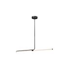 Dainolite CVT-4824LEDHP-MB Corvette 24W Matte Black LED Pendant