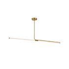 Dainolite CVT-7236LEDHP-AGB Corvette 1-Light 36W Aged Brass LED Pendant