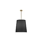 Dainolite DAL-201P-AGB-511 Dalia 1-Light 100W Black LED Pendant