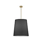 Dainolite DAL-201P-AGB-511 Dalia 1-Light 100W Black LED Pendant