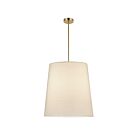 Dainolite DAL-201P-AGB Dalia 1-Light 100W White LED Pendant