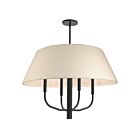 Dainolite DAL-244C-MB Dalia 4-Lights 240W Matte Black LED Pendant