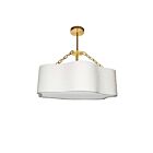 Dainolite DAL-254C-AGB Dalia 3-Lights 240W White LED Pendant