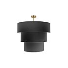 Dainolite DAL-309P-AGB-511 Dalia 9-Lights 540W Black LED Pendant