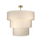 Dainolite DAL-309P-AGB Dalia 1-Light 540W White LED Pendant
