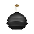 Dainolite DAL-3224P-AGB-511 Dalia 9-Lights 540W Black LED Pendant