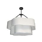Dainolite DAL-324C-MB Dalia 4-Lights 240W White LED Chandelier