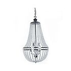 Dainolite DAW-386C-PC-CLR Dawson 6-Lights 240W Polished Chrome Crystal Chain Chandelier