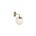 Dainolite DAY-141W-AGB Dayana 1-Light 40W Aged Brass LED Wall Sconce