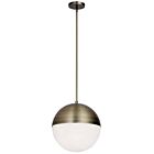 Dainolite DAY-143P-AB Dayana 3-Lights 120W Antique Brass Halogen Rod Pendant