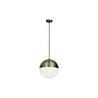 Dainolite DAY-143P-AB Dayana 3-Lights 120W Antique Brass Halogen Rod Pendant