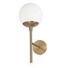 Dainolite DAY-161W-AGB Dayana 1-Light 40W Aged Brass LED Wall Sconce