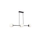 Dainolite DAY-484HP-MB Dayana 4-Lights 160W Matte Black LED Pendant