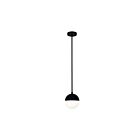 Dainolite DAY-71P-MB Dayana 1-Light 40W Matte Black Halogen Rod Pendant