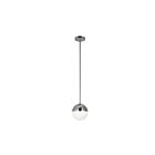 Dainolite DAY-71P-PC Dayana 1-Light 40W Polished Chrome Halogen Rod Pendant