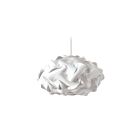 Dainolite DBL-FLT-790 Globus 3-Lights 96W White LED Globus Squash Pendant