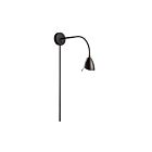 Dainolite DGUW224-MB Windford 1-Light 50W Matte Black Halogen Wall Lamp