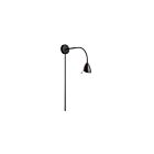 Dainolite DGUW224-MB Windford 1-Light 50W Matte Black Halogen Wall Lamp