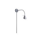 Dainolite DGUW224-SC 1-Light 50W Satin Chrome LED Gooseneck Wall Lamp