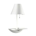 Dainolite DLED504-WH 2-Lights 65.4W White LED Wall Mount with 5.4W LED Downlight