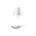 Dainolite DLED504-WH 2-Lights 65.4W White LED Wall Mount with 5.4W LED Downlight
