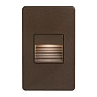 Dainolite DLEDW-200-BZ 3W Bronze Rectangle LED Wall Light