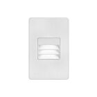 Dainolite DLEDW-234-WH 3W White Rectangle LED Wall Light