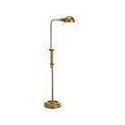 Dainolite DM1958F-AGB Fedora 1-Light 60W Aged Brass Incandescent Adjustable Floor Lamp