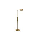 Dainolite DM1958F-AGB Fedora 1-Light 60W Aged Brass Incandescent Adjustable Floor Lamp