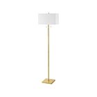 Dainolite DM231F-AGB Fernanda 2-Lights 200W Aged Brass Floor Lamp