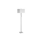 Dainolite DM231F-PC Decorative 2-Lights 200W Polished Chrome LED Floor Lamp