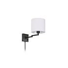 Dainolite DMWL7713-MB 1-Light 60W Matte Black Wall Sconce
