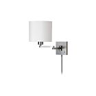 Dainolite DMWL7713-SC 1-Light 100W Satin Chrome LED Swing Arm Wall Lamp