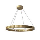 Dainolite DNT-2440LEDC-AGB Dante 40W Aged Brass LED Chandelier