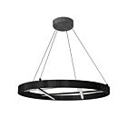 Dainolite DNT-2440LEDC-MB Dante 40W Matte Black LED Chandelier