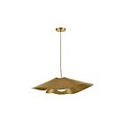 Dainolite DRB-241P-AGB Darby 1-Light 100W Aged Brass LED Pendant