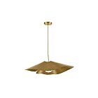 Dainolite DRB-241P-AGB Darby 1-Light 100W Aged Brass LED Pendant