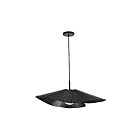 Dainolite DRB-241P-MB Darby 1-Light 100W Matte Black LED Pendant