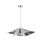 Dainolite DRB-241P-PC Darby 1-Light 100W Polished Chrome LED Pendant