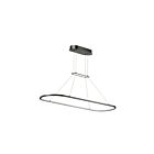 Dainolite DTA-4046LEDHP-MB Daytona 1-Light 46W Matte Black Cord Pendant