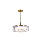 Dainolite DUL-1530LEDP-AGB Dulce 1-Light 30W Clear LED Pendant