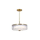 Dainolite DUL-1530LEDP-AGB Dulce 1-Light 30W Clear LED Pendant