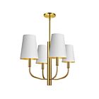 Dainolite ELN-214C-AGB-692 Eleanor 4-Lights 240W White LED Pendant