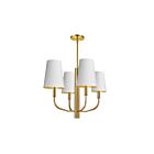 Dainolite ELN-214C-AGB-692 Eleanor 4-Lights 240W White LED Pendant