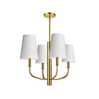 Dainolite ELN-214C-AGB-790 Eleanor 4-Lights 240W White LED Pendant