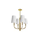 Dainolite ELN-214C-AGB-790 Eleanor 4-Lights 240W White LED Pendant