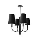 Dainolite ELN-214C-MB-697 Eleanor 4-Lights 240W Black LED Pendant