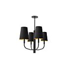 Dainolite ELN-214C-MB-698 Eleanor 4-Lights 240W Black LED Pendant
